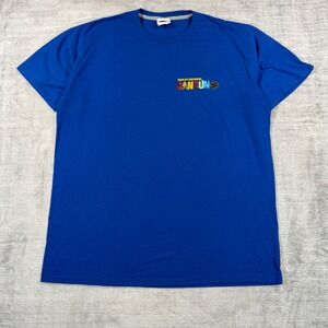 Harley Davidson Shirt Mens 2XL Blue Cancun Mexico Biker 2015 Double Sided Beach
